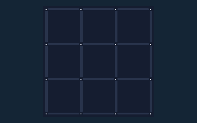 Dots and Boxes game board